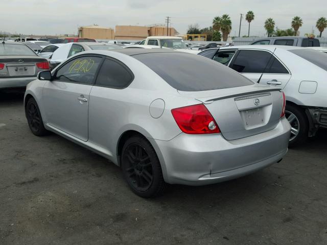JTKDE167370147588 - 2007 TOYOTA SCION TC SILVER photo 3