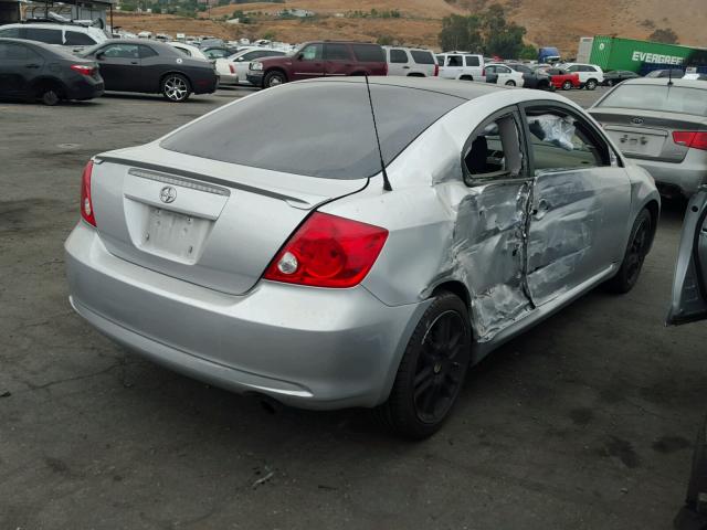 JTKDE167370147588 - 2007 TOYOTA SCION TC SILVER photo 4