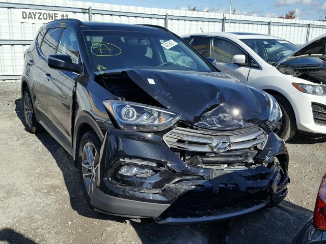 5XYZUDLAXHG444984 - 2017 HYUNDAI SANTA FE S BLACK photo 1