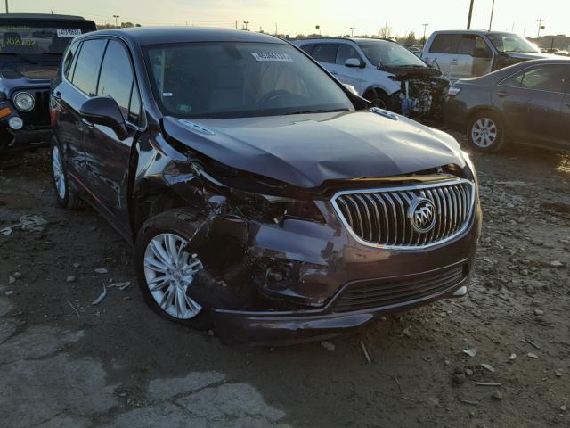 LRBFXASA0HD014730 - 2017 BUICK ENVISION P BROWN photo 1