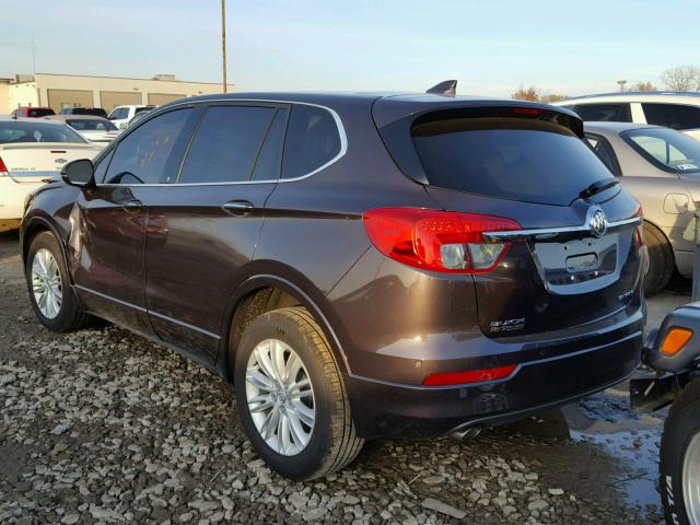 LRBFXASA0HD014730 - 2017 BUICK ENVISION P BROWN photo 3