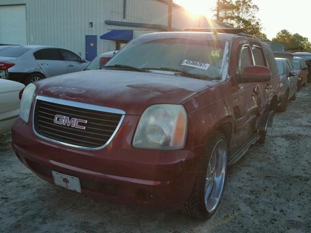 1GKFC13087R361876 - 2007 GMC YUKON BURGUNDY photo 2