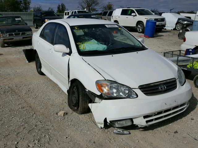 1NXBR32E64Z315453 - 2004 TOYOTA COROLLA CE WHITE photo 1