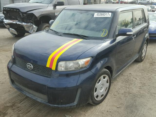 JTLKE50E981021068 - 2008 TOYOTA SCION BLUE photo 2