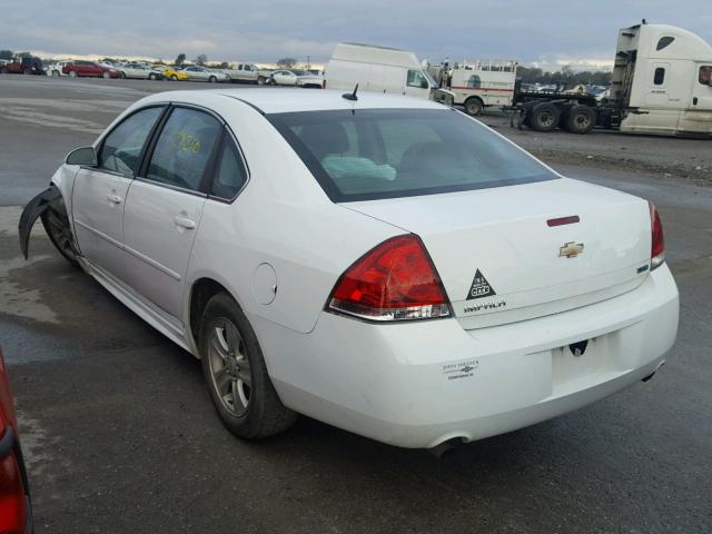 2G1WF5E33C1150551 - 2012 CHEVROLET IMPALA WHITE photo 3