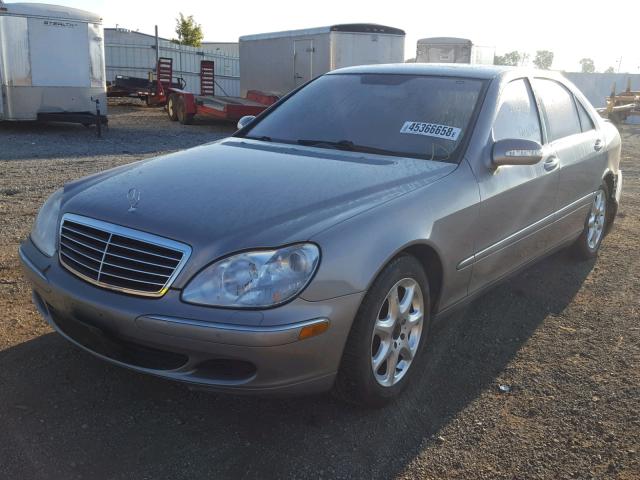 WDBNG84J66A475477 - 2006 MERCEDES-BENZ S 500 4MAT TAN photo 2