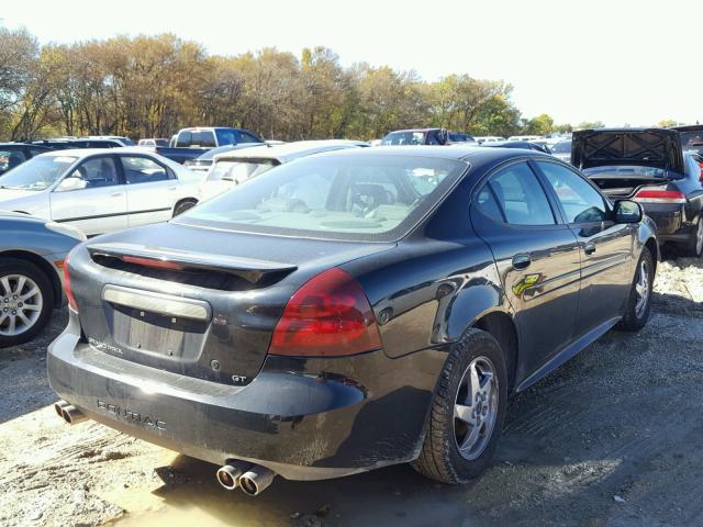 2G2WS522641158051 - 2004 PONTIAC GRAND PRIX Սև լուսանկար 4