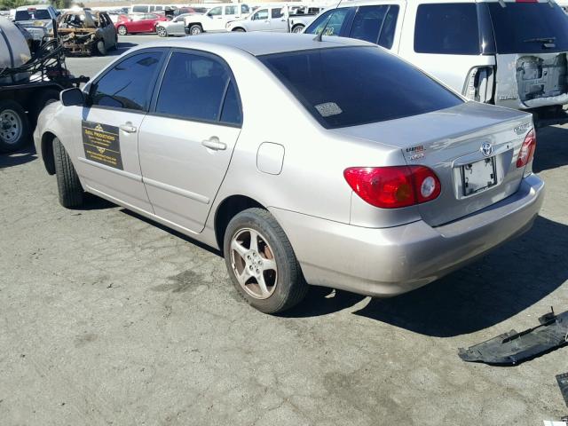 1NXBR32E23Z051551 - 2003 TOYOTA COROLLA CE BEIGE photo 3