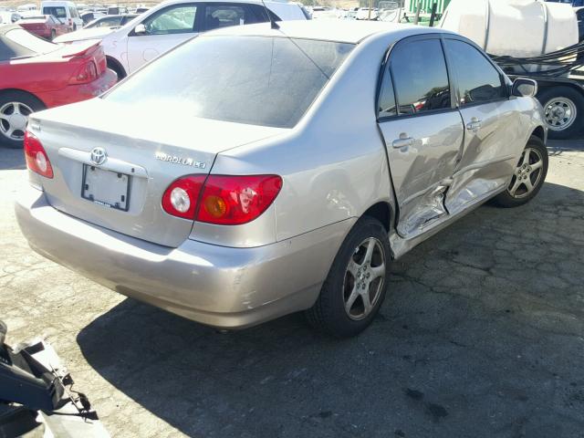 1NXBR32E23Z051551 - 2003 TOYOTA COROLLA CE BEIGE photo 4