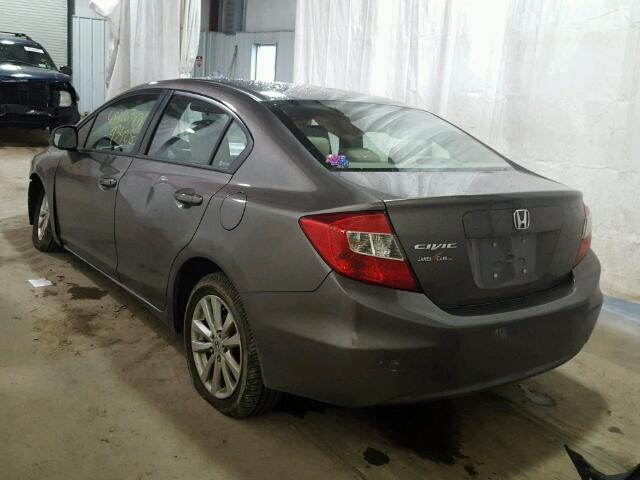 19XFB2F86CE336213 - 2012 HONDA CIVIC EX 灰色 照片 3