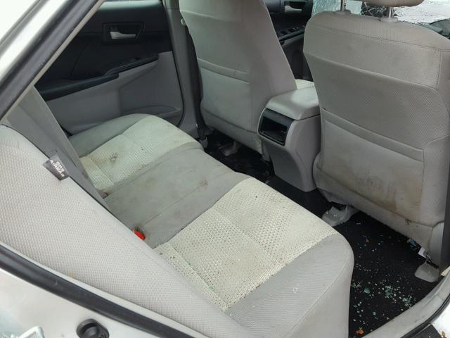 4T4BF1FK5CR267641 - 2012 TOYOTA CAMRY BASE GRAY photo 6