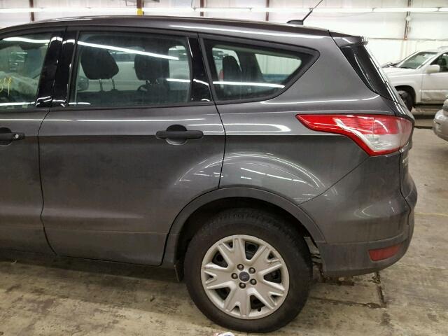 1FMCU0F76GUA21374 - 2016 FORD ESCAPE S GRAY photo 10