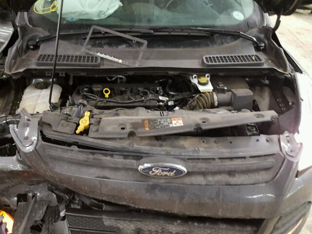 1FMCU0F76GUA21374 - 2016 FORD ESCAPE S GRAY photo 7