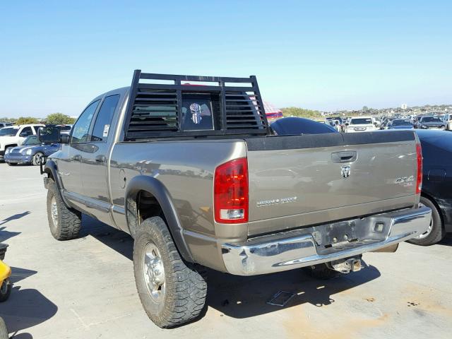 1D7KS28C56J164477 - 2006 DODGE RAM 2500 S GOLD photo 3