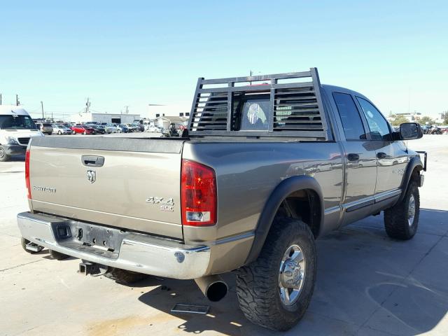 1D7KS28C56J164477 - 2006 DODGE RAM 2500 S GOLD photo 4