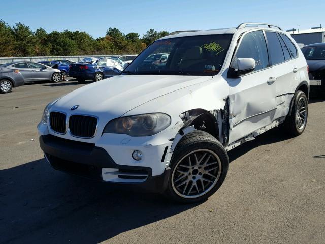 5UXFE43548L030864 - 2008 BMW X5 3.0I WHITE photo 2