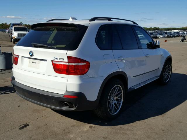 5UXFE43548L030864 - 2008 BMW X5 3.0I WHITE photo 4