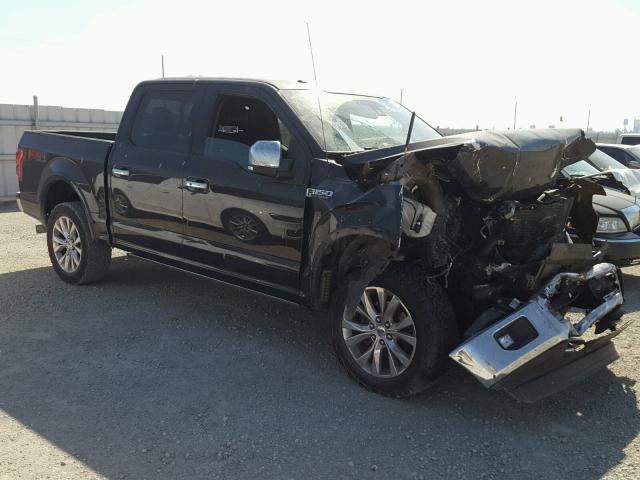 1FTEW1EF1FFA85461 - 2015 FORD F150 SUPER BLACK photo 1