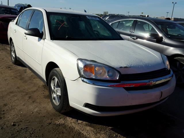 1G1ZT54855F254196 - 2005 CHEVROLET MALIBU WHITE photo 1