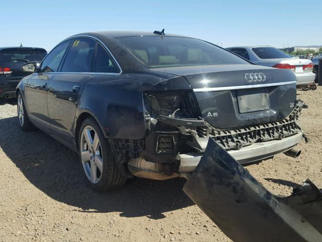 WAUEH74F76N142540 - 2006 AUDI A6 S-LINE BLACK photo 3