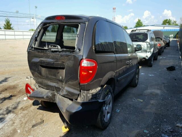 1D4GP25B56B654900 - 2006 DODGE CARAVAN SE BLACK photo 4