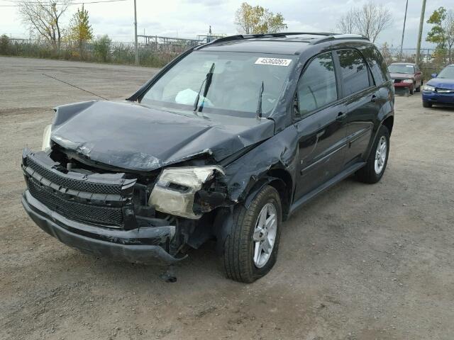 2CNDL63FX66162354 - 2006 CHEVROLET EQUINOX BLACK photo 2