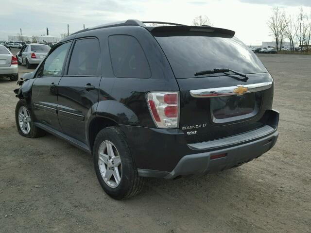 2CNDL63FX66162354 - 2006 CHEVROLET EQUINOX BLACK photo 3