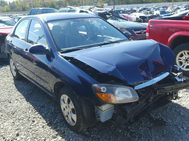 KNAFE222695590479 - 2009 KIA SPECTRA EX BLUE photo 1