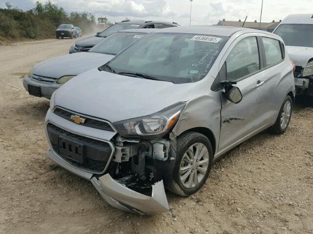 KL8CD6SA8GC622812 - 2016 CHEVROLET SPARK 1LT Серебристый фото 2