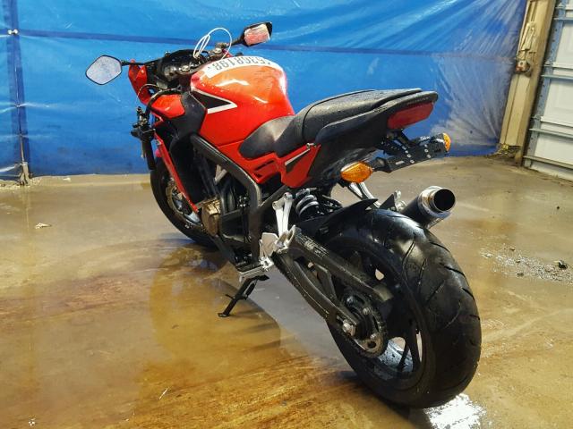 MLHRC7409J5400481 - 2018 HONDA CBR650 F RED photo 3