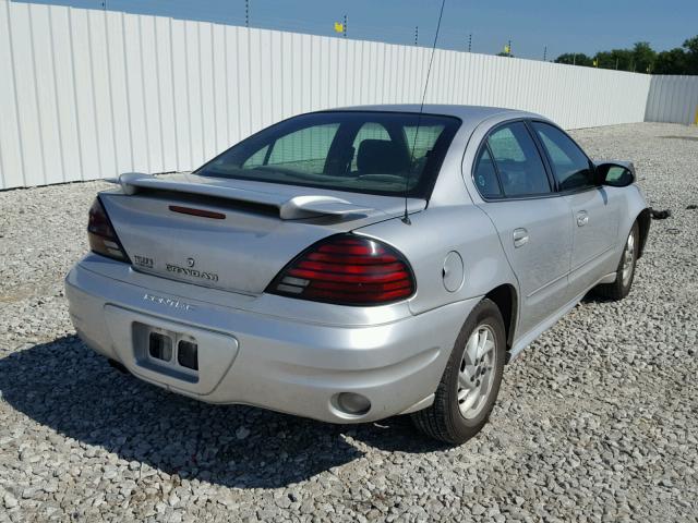1G2NF52E34M590823 - 2004 PONTIAC GRAND AM S Արծաթագույն լուսանկար 4