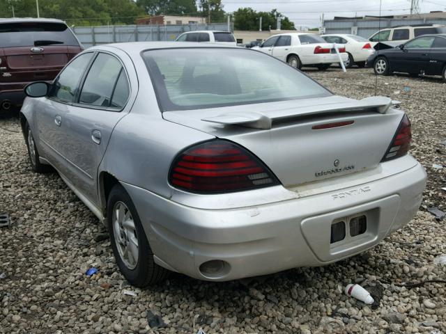 1G2NF52E54M594016 - 2004 PONTIAC GRAND AM S ვერცხლისფერი ფოტო 3