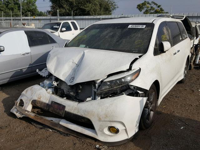 5TDXK3DC4FS677671 - 2015 TOYOTA SIENNA SPO WHITE photo 2