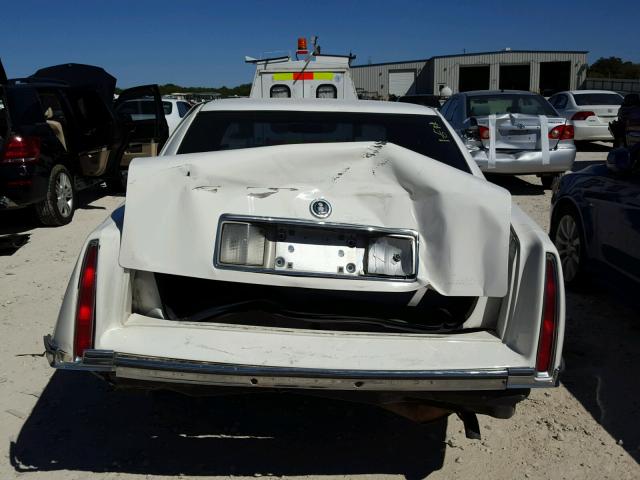 1G6KD52B1SU251049 - 1995 CADILLAC DEVILLE WHITE photo 9