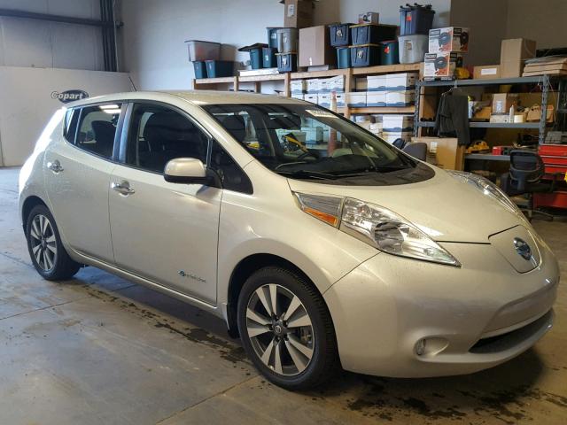 1N4BZ0CP6GC311583 - 2016 NISSAN LEAF SV SILVER photo 1