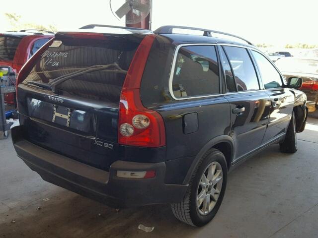 YV1CY59H341071585 - 2004 VOLVO XC90 BLACK photo 4