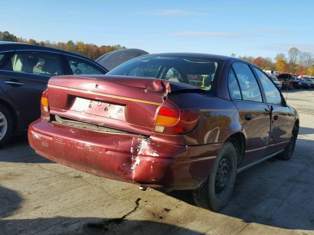 1G8ZH54852Z255216 - 2002 SATURN SL1 MAROON photo 4