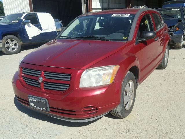 1B3HB28B48D723838 - 2008 DODGE CALIBER RED photo 2