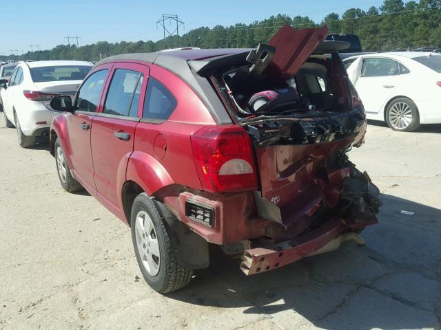 1B3HB28B48D723838 - 2008 DODGE CALIBER RED photo 3