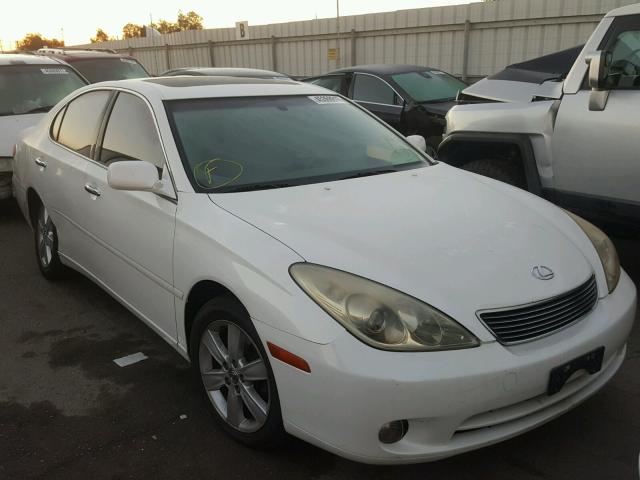 JTHBA30G755074657 - 2005 LEXUS ES 330 WHITE photo 1