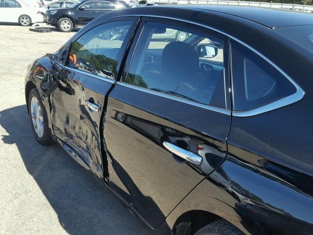 3N1AB7AP9HY293789 - 2017 NISSAN SENTRA S BLACK photo 10