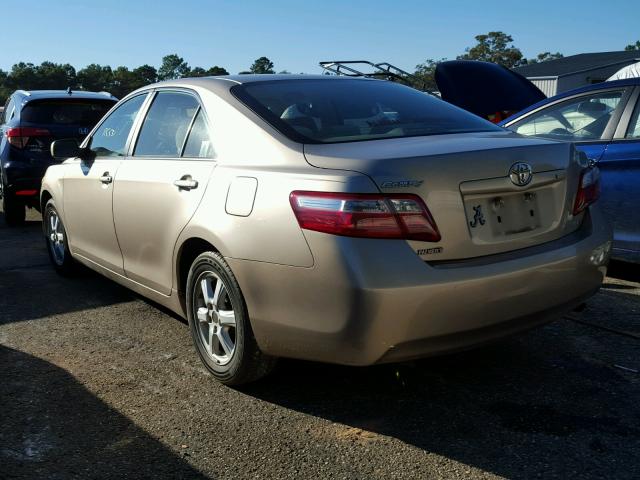 JTNBE46K873034797 - 2007 TOYOTA CAMRY NEW GOLD photo 3