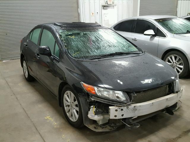 19XFB2F87CE058700 - 2012 HONDA CIVIC EX შავი ფოტო 1