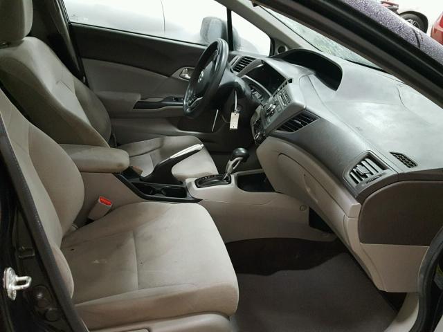 19XFB2F87CE058700 - 2012 HONDA CIVIC EX შავი ფოტო 5