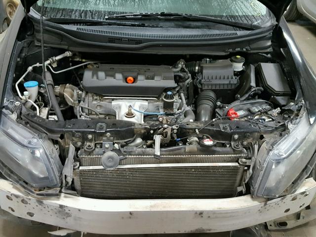 19XFB2F87CE058700 - 2012 HONDA CIVIC EX შავი ფოტო 7