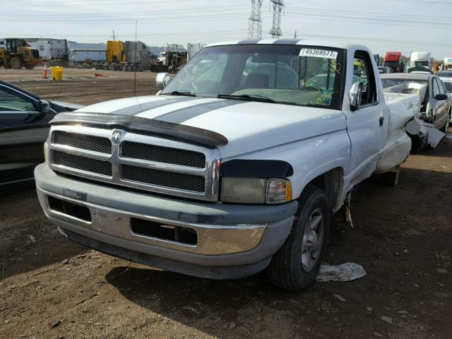 1B7HC16X6VS204897 - 1997 DODGE RAM 1500 WHITE photo 2