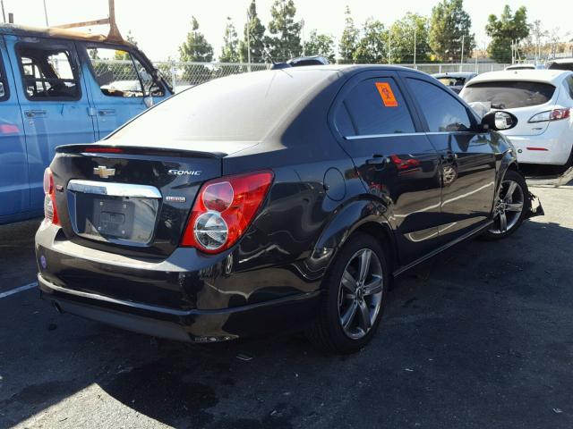 1G1JG5SB3F4211361 - 2015 CHEVROLET SONIC RS BLACK photo 4