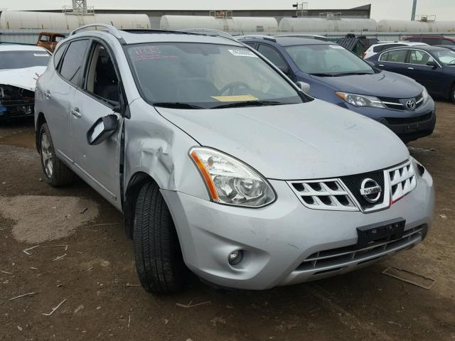 JN8AS5MVXBW660486 - 2011 NISSAN ROGUE S SILVER photo 1