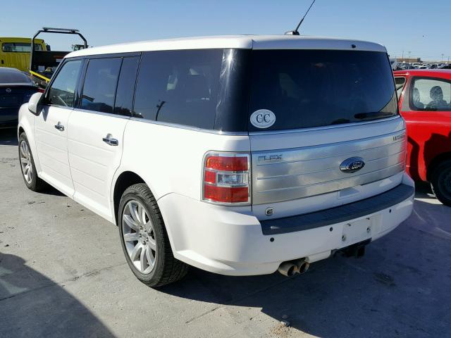 2FMEK63C99BA01891 - 2009 FORD FLEX LIMIT WHITE photo 3