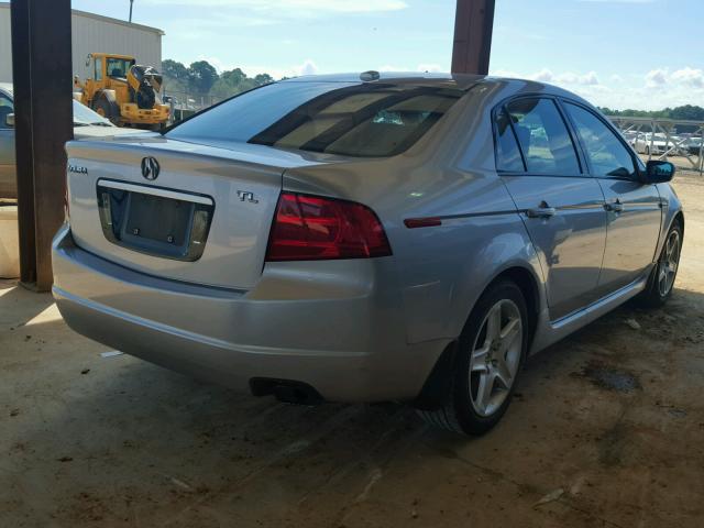 19UUA66264A014125 - 2004 ACURA TL SILVER photo 4